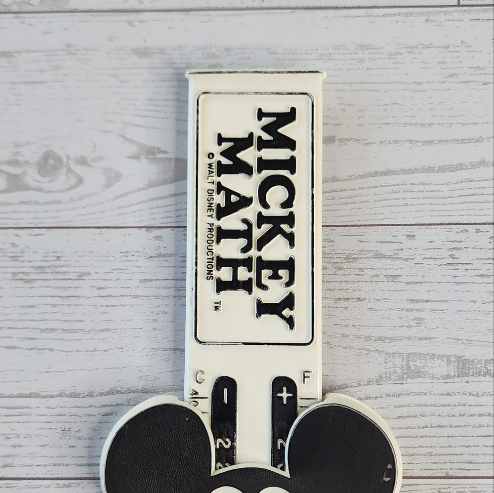 VTG Disney Mickey Math Mickey Mouse Plastic Ruler - Picture 3 of 10